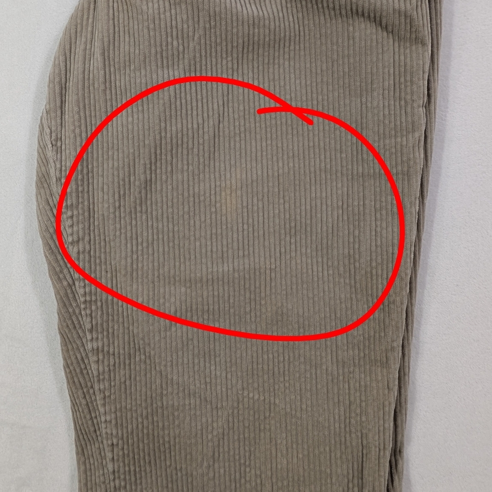 VTG Eddie Bauer Tan Corduroy Pants |‎ Y2K Khaki Workwear Skater Gorpcore 42x32 - Picture 10 of 10
